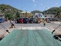 A local ferry at port elizabeth bequia.