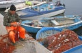 Local fisherman on Bari promenade