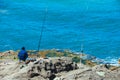 A local fisherman in Cape Spartel in Tanger, Morocco.