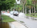 Local flooding hurricane debby Royalty Free Stock Photo
