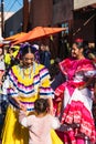 Local folklore dance group performing traditional Mexican dances