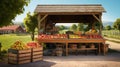 local fruit farm stand Royalty Free Stock Photo