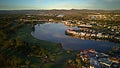 Golf course and Marina Hope Island gold coast and shopping center Very popular Royalty Free Stock Photo