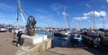 Local harbor in Denmark