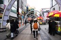 Local hawker stall traditional korean gourmet on street food bazaar market for travelers people travel visit and eat drinks at