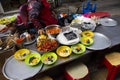 Local hawker stall traditional korean gourmet on street food bazaar market for travelers people travel visit and eat drinks at