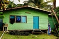 Local house, Vanua Levu island, Fiji Royalty Free Stock Photo