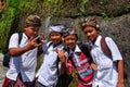 Local kids in Gunung Kawi, Bali in Indonesia
