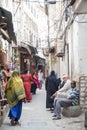 Local life in the walking street in Stone Town, Zanzibar. Tanzania Royalty Free Stock Photo