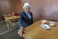 Local man with traditional hat, Kyrgyzstan