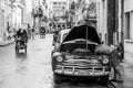 Local man working under the bonnet Royalty Free Stock Photo