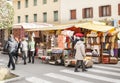 Local market outdoor in Nord Est of Italy.