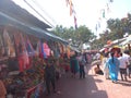 local market outside Bahu Fort, Bawe Wali Mata temple in Jammu Royalty Free Stock Photo