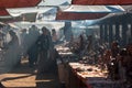 Local morning market of Burmese on December 31, 2010 in Inle, Myanmar