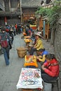 Local morning market at Pheonix Ancient City Fenghuang.