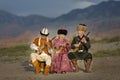 Local musicians in traditional costumes, Issyk Kul Lake, Kyrgyzstan