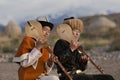 Local musicians in traditional costumes, Issyk Kul Lake, Kyrgyzstan