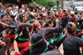 Local Nepali people are having dance festivals around Bhaktapur