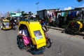 Local pedicab cycle rickshaw in Manila, Philippines