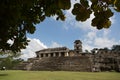 Local people enjoying a beautiful day in the ruins of Palenque in Mexico Royalty Free Stock Photo