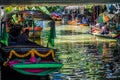 Serene Waterscapes: Exploring the Tranquil Beauty of Thailand\'s Floating Markets