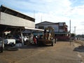 Petrol station on main street in Xai Xai in Mozambique