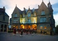 Royal Hotel Tain, Highland Pipers Royalty Free Stock Photo