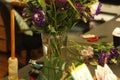 local professional florist arranging native flowers