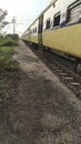 Local railway train track line