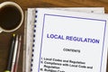 Local regulation and specification for a project