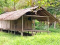 local residents\' houses in OYAA village, WONDAMA city, West PAPUA Province