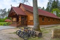 The local restaurant in The Belovezhskaya Pushcha nature reserve.