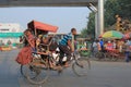 Rickshaw driver New Delhi India