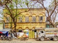 Local roadside view in Myanmar