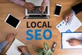 Local SEO Concep Royalty Free Stock Photo