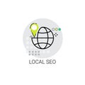 Local Seo Keywording Search Icon