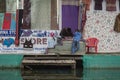 Local shops and vendors at Dal lake,Srinagar,Kashmir,India