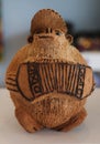 Local Souvenirs made from coconut in Punta Cana, Dominican Republic Royalty Free Stock Photo