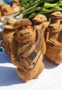 Local Souvenirs made from coconut in Punta Cana, Dominican Republic Royalty Free Stock Photo