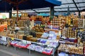 Local specialties at the old town market in Rovinj, Istria, Croatia Royalty Free Stock Photo