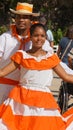 Local street performers, La Romana, Dominican Republic Royalty Free Stock Photo