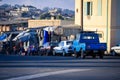 Local Sunset View to the the Medebar Market in the Asmara City Center