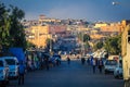 Local Sunset View to the the Medebar Market in the Asmara City Center