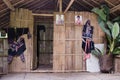 Local Thai tribal house in the upper part of Thailand