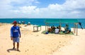 Local tour people and guides in Mozambique