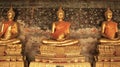 Golden Buddhas Arts And Sculpture Thai