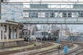 The local trains at Yamagata station.