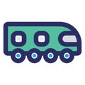 Local transport, railway road Vector icon which can easily modify or edit