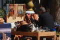 Local vendor in Cape Spartel in Tanger, Morocco.