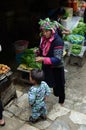 Local Vietnamese women in a market